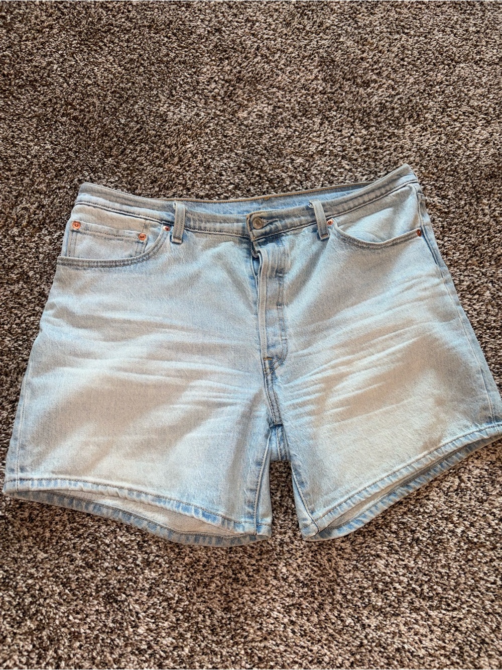 Levi's Light Blue Denim Shorts